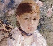 Berthe Morisot Detail of the  Woman near the window France oil painting artist